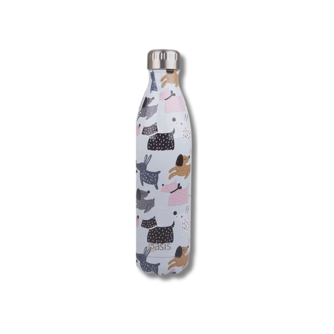 Stainless Steel Hydrations Double Wall Insulated Drink Bottle 750ml Patterns - 4 Colors