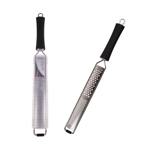 Stainless Steel "Razor-Plane" Narrow Grater - Dual Fine/Coarse
