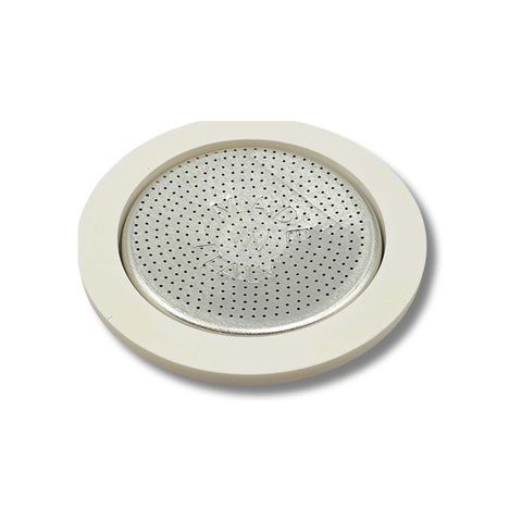 1 Silicon Gasket + 1 Filter 6 Cups - Aluminium