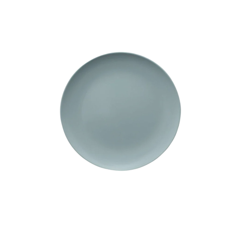 Single Colour Melamine Dinner Plate, 25Cm - Duck Egg Blue