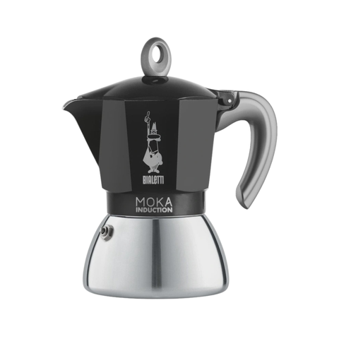 Moka Induction Black 6 Cup