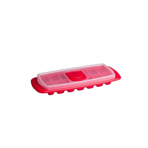 Ice Cube Tray with Lid - Red