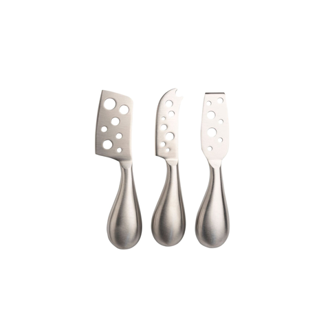 Stainless Steel Cheese Knives Set of 3