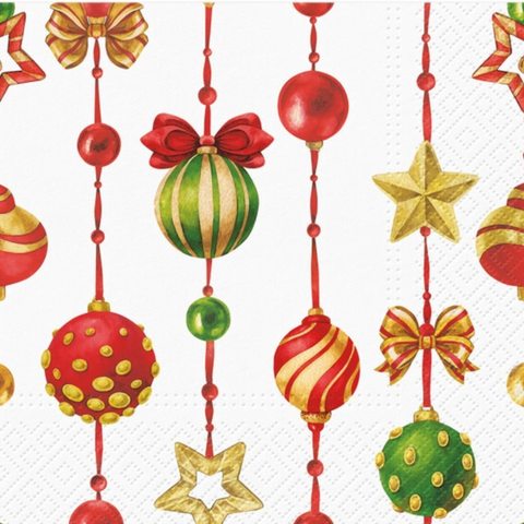 Lunch Napkin, 33 x 33 cm -  Adorned Ornaments