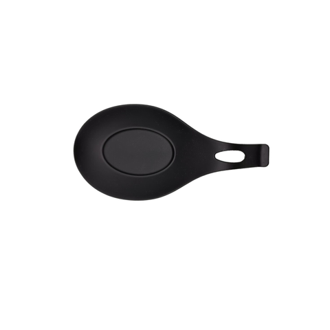 Black Silicone Spoon Rest