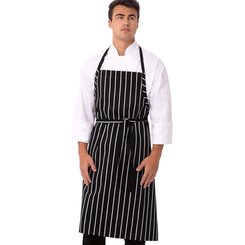 English Chef Apron - Large Bib / Navy