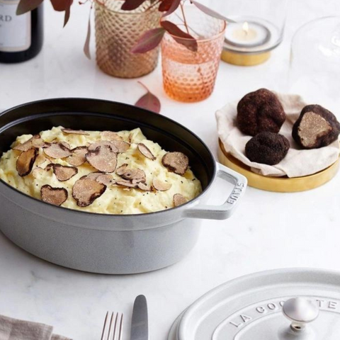 Oval Cocotte White Truffle 31cm