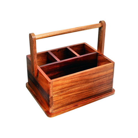 Acacia Wood Bbq Caddy