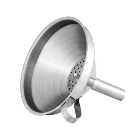 12cm Funnel With Filter - Stainless Steel