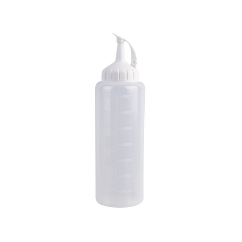 Plastic Squeeze Bottle 350ml (White Tops)