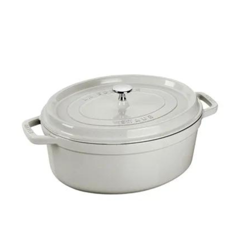 Oval Cocotte White Truffle 31cm