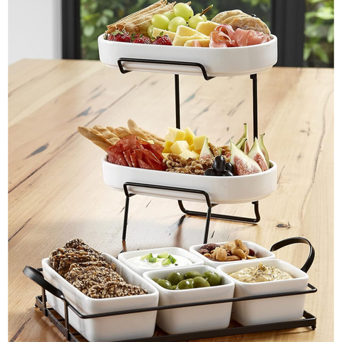 Serve & Share 2 Layer Serving Tower