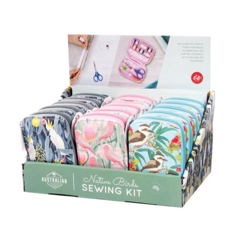 Aus Collection Sewing Kit - Birds (3Asst/15Disp)