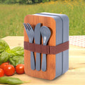 IS GIFT Wheat Straw Bento Box With Cutlerty