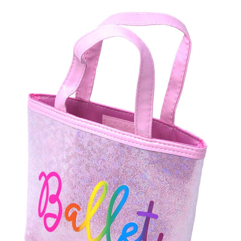 Vivid Ballet Handbag-Pale Pink