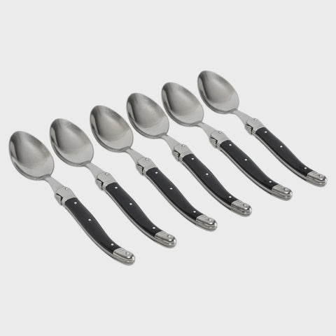 Jn Loose Single Soup/Dessert Spoon - Black