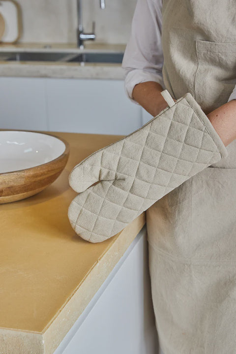 Jules Oven Mitt 19x35x2cm Beige