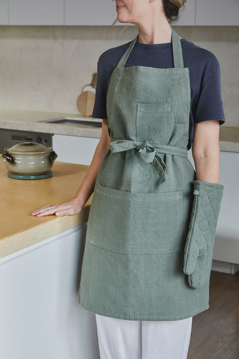 Jules Oven Mitt 19x35x2cm Olive Green