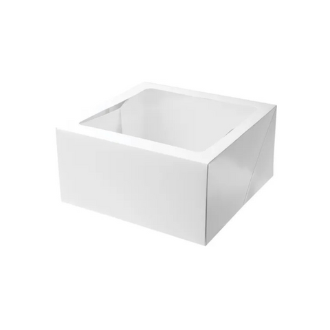 White Cake Box 6 Inch Tall Square 12In X 12In