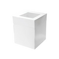 White Cake Box 10 Inch Tall Square - 8 X 8 Inch