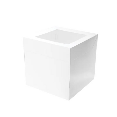 White Cake Box 12 Inch Tall Square 12In X 12In