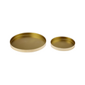 Aurora Gold 2pk Serving Tray