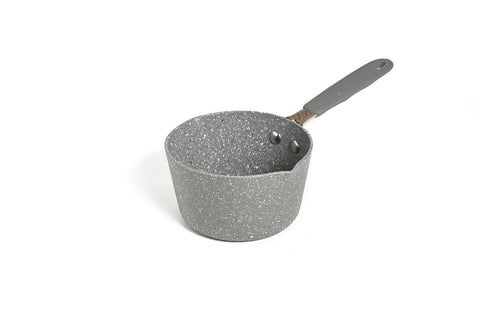 12Cm Milk Pan With Spout - Grey