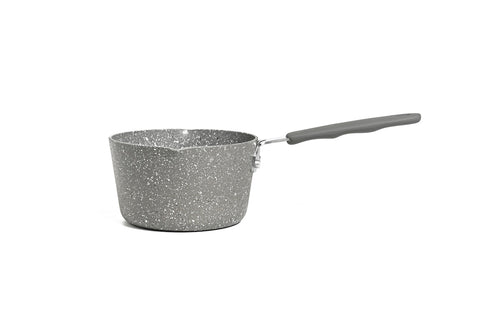 12Cm Milk Pan With Spout - Grey