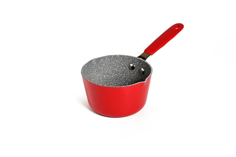 12Cm Milk Pan With Spout - Red