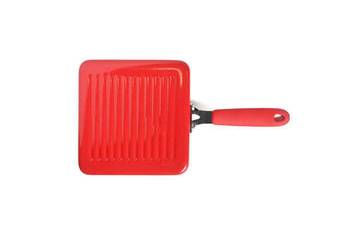 14.5cm Square Grill - Red