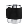 Stainless Steel 350ml Milk Frothing Jug With Black Silicone Sleeve