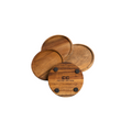 Acacia 4 Piece Coaster - 10cm