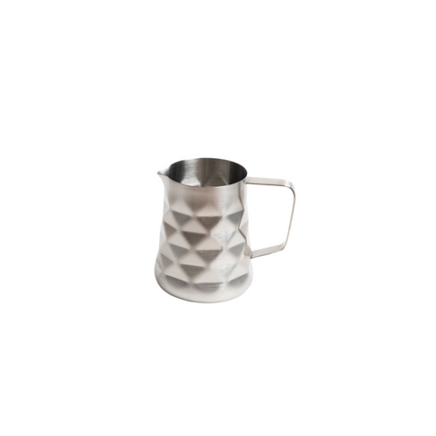 Diamond Stainless Steel Milk Frothing Jug - 600ml