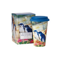 Australian Bird & Flora Penguin & Ice Plant Travel Mug