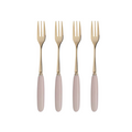 Parisienne Pink Cake Fork Set Of 4