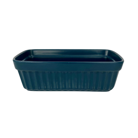 Abode Ink Blue 35cm Oval Handled Baking Dish