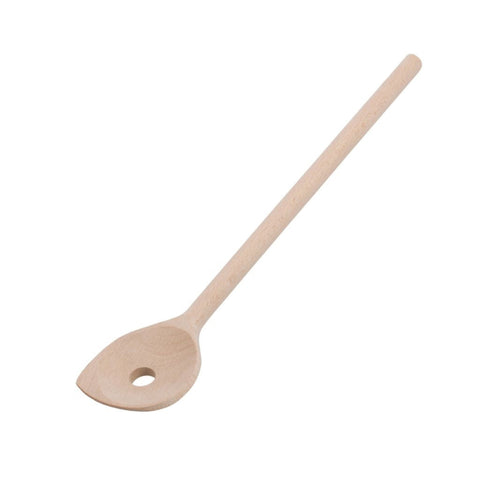 Oval Pointed Wooden Spoon - Hole In Centre - 30 cm