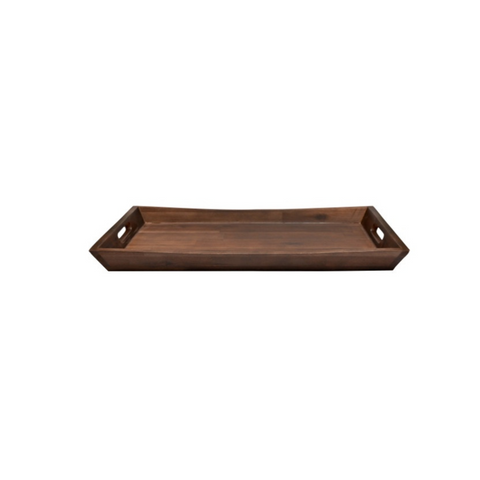 St Clare Acacia Curved Serving Tray, 50cm X 35cm X 5cm