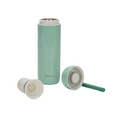Thermal Infuser Flask Vacuum Stainless Steel Bottle 400ml Flask - Mint