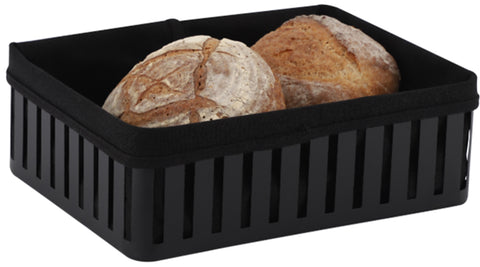 Hudson Bread Basket with Cotton Liner 25cm x 19cm x 8.5cm