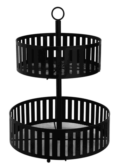 Hudson 2 Tier Fruit Basket 30.3cm x 38.5cm