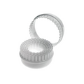 Mondo Cookie Cutter Round Double Sided Crinkle/Plain Set