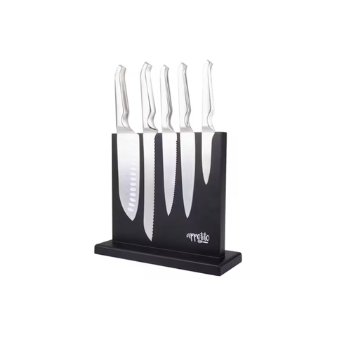 Magnetic Knife Stand Double Sided - Matte Black