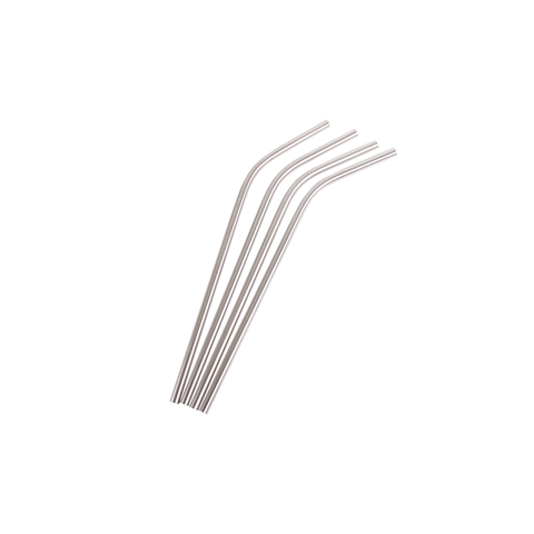Stainless Steel Bent Drinking Straws (Bulk)