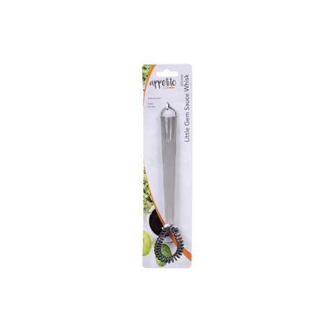 Silicone Little Gem Sauce Whisk - Charcoal Grey