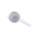Stainless Steel   Mesh Plastic Strainer 12.5Cm Dia - White