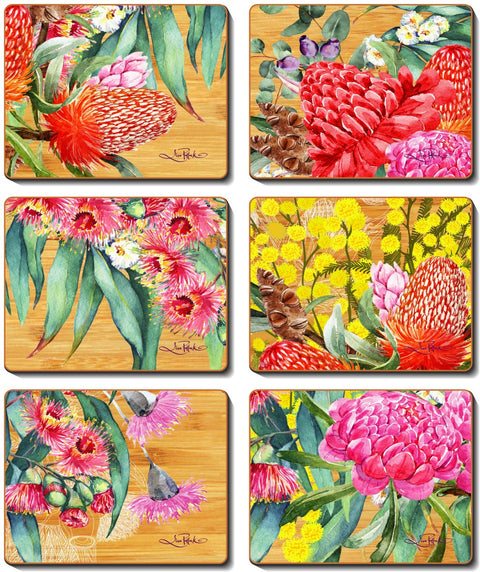 Native Flowers Coasters