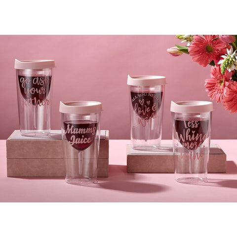 Mums Vino Assorted Wine Tumbler