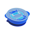 Suction Bowl With Lid - Lucas Blue