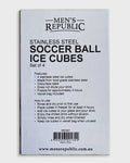 Soccer Ball Ice Cubes